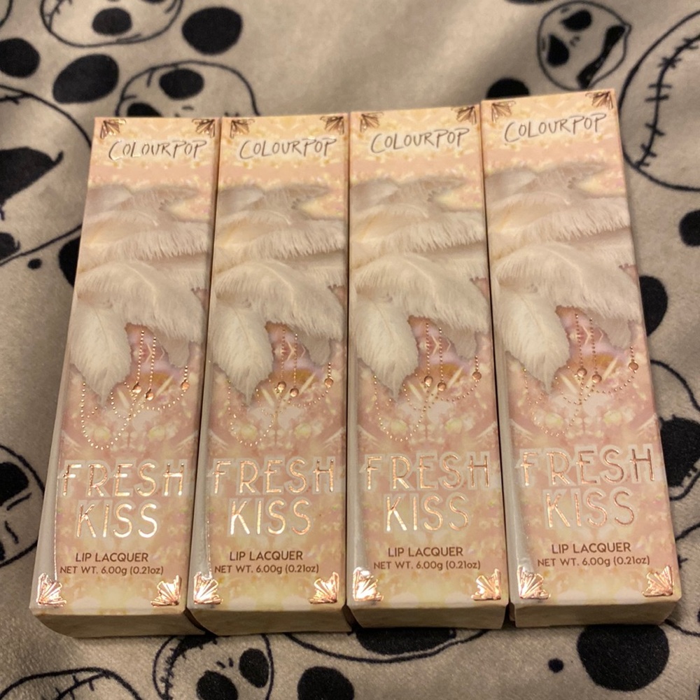 Colourpop Fresh Kiss Lip Lacquer Cabaret, Brandy, Speakeasy, Cherry Liqueur NIB